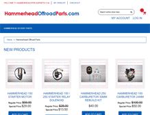 Tablet Screenshot of hammerheadoffroadparts.com